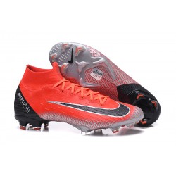 Nike Mercurial Superfly VI Elite FG New Top Cleats - Crimson Black