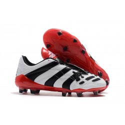 New adidas Predator Accelerator Electricity FG Boots - White Black Red