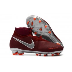 Nike Phantom VSN Elite DF FG New Boots - Red Silver