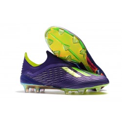 adidas X 18+ FG Firm Ground Cleats - Purple Green