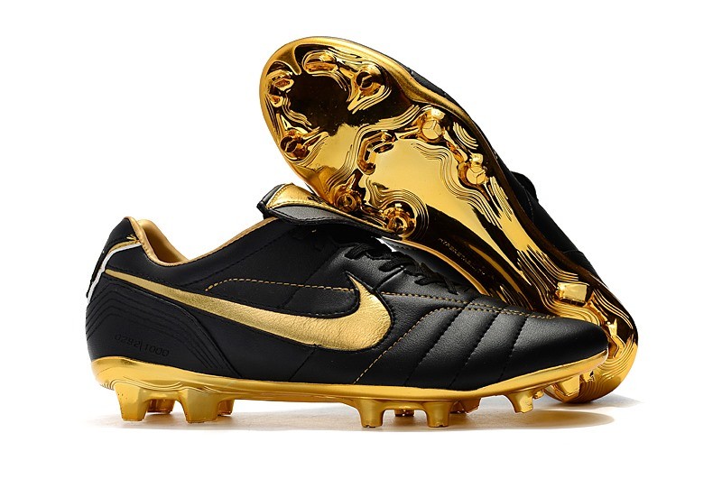 black gold nike football boots