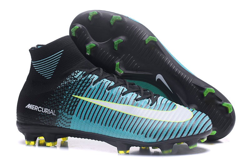 blue nike mercurial soccer cleats