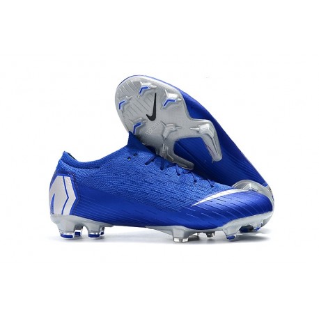 nike mercurial blue and silver