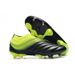 New Adidas Copa 19+ FG Soccer Shoes - Black Volt