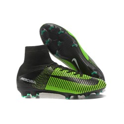 Nike Mercurial Superfly V FG Soccer Cleats - Green Black