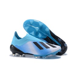 adidas X 18+ FG Firm Ground Cleats - Blue Black