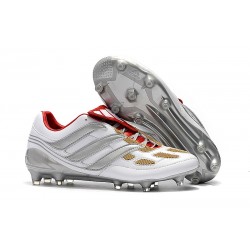 New adidas Predator Accelerator Electricity FG Boots - Gray Red Gold