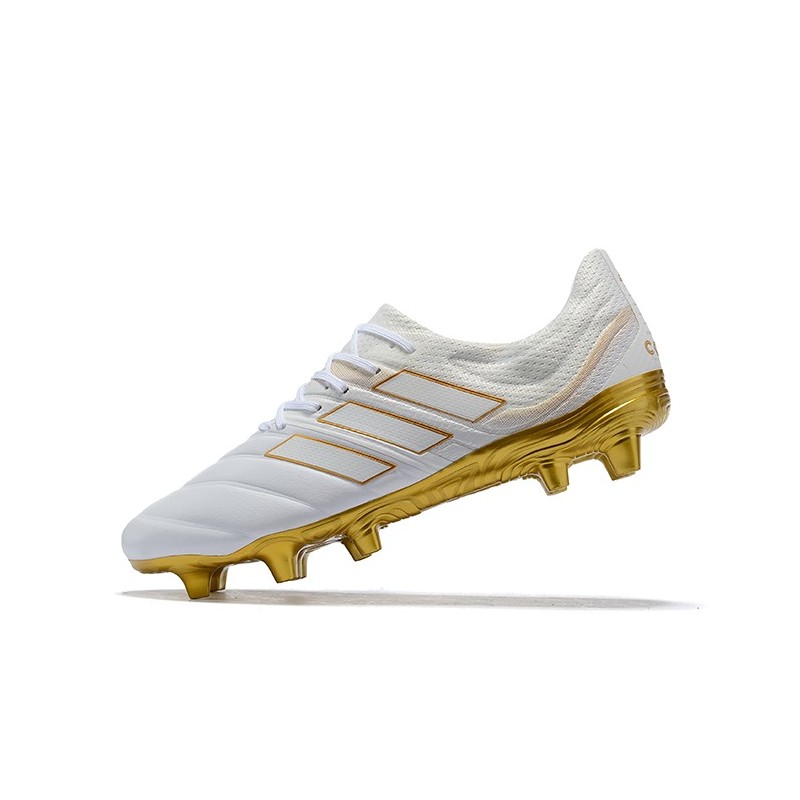 adidas copa blancos con dorado