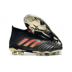 adidas 2018 Predator 18.1 FG Soccer Cleats - Black Red