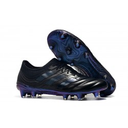 New adidas Copa 19.1 FG Soccer Shoes - Black Blue