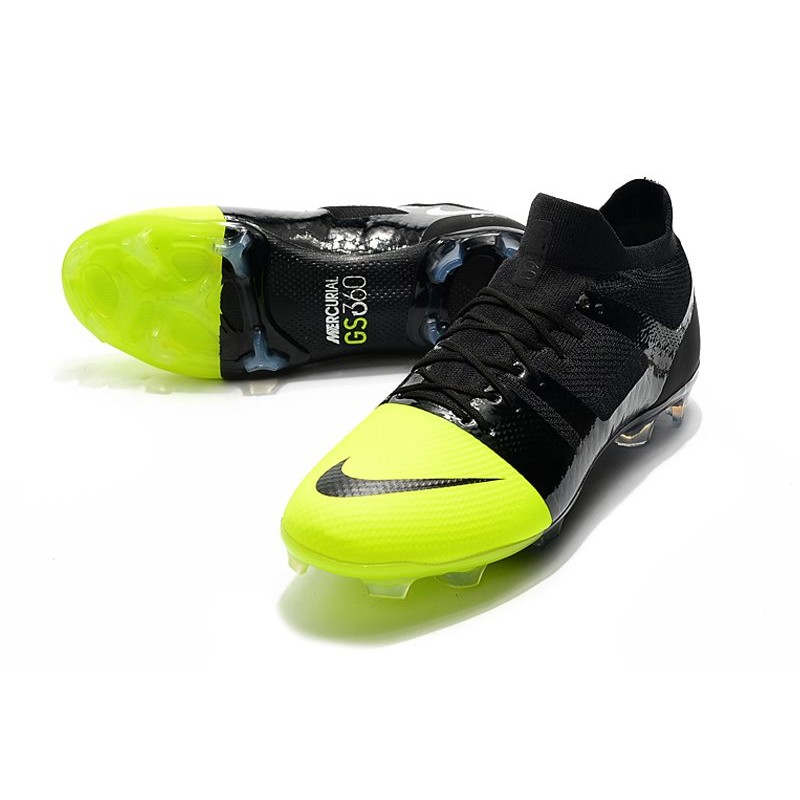 nike mercurial gs 360 fg cleat black volt