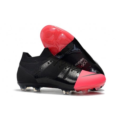 nike mercurial football boots black and pink