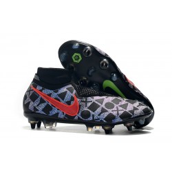 Neymar Nike Phantom Vision Elite DF SG-PRO Anti-Clog Black Red