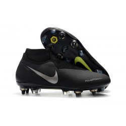 Nike Phantom Vision Elite DF SG-PRO Anti-Clog Black Silver