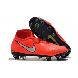 Nike Phantom Vision Elite DF SG-PRO Anti-Clog Crimson Silver