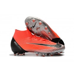 Nike Mercurial Superfly VI Elite AG-Pro Cleats Crimson Silver Black