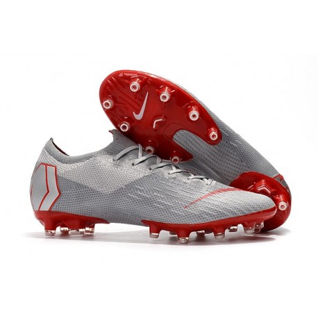 New Collection Nike Mercurial Vapor XII Elite AG-Pro Grey Red