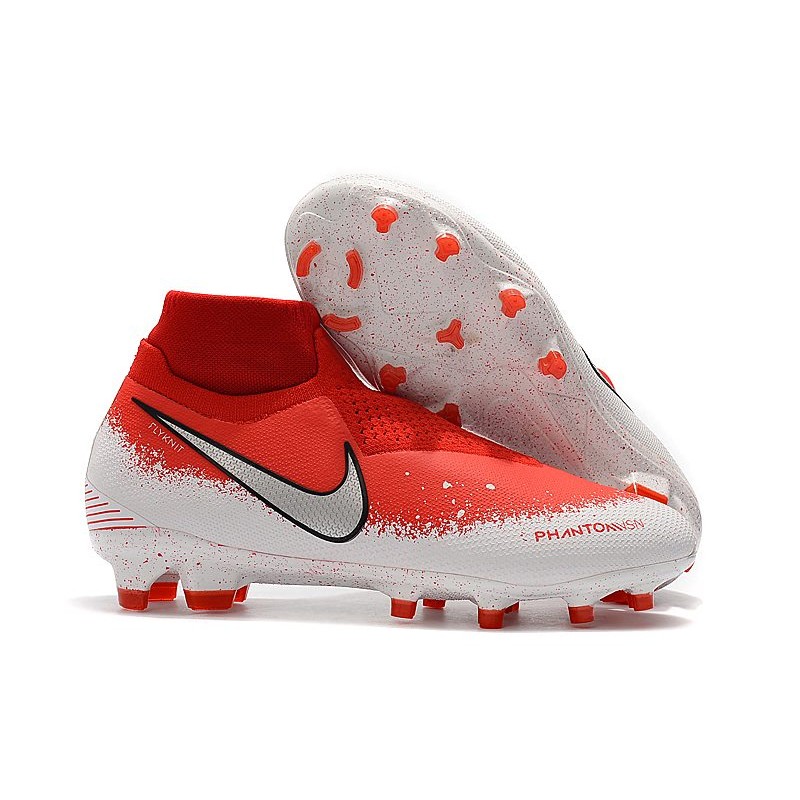 nike phantom red and white