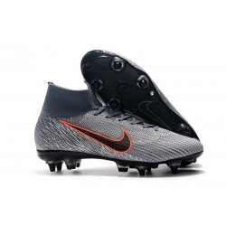 New Nike Mercurial Superfly 6 Elite SG-Pro AC Wolf Grey Orange