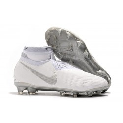 Nike 2019 Phantom Vision Elite DF FG Soccer Cleat White