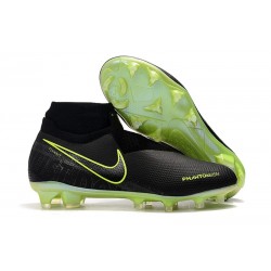 Nike 2019 Phantom Vision Elite DF FG Soccer Cleat Black Volt