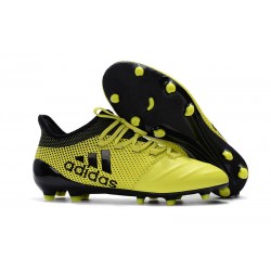 adidas ACE 17.1 Leather FG Soccer Boots Yellow Black
