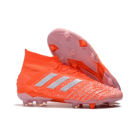 New adidas Predator 19.1 FG Firm Ground Boots - Orange White