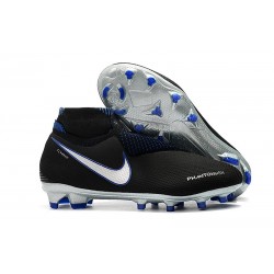 Nike Phantom Vision Elite DF FG Firm Ground Soccer Cleat Black Blue