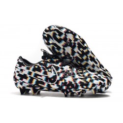 Nike Tiempo Legend 8 FG Leather Cleat - Black White