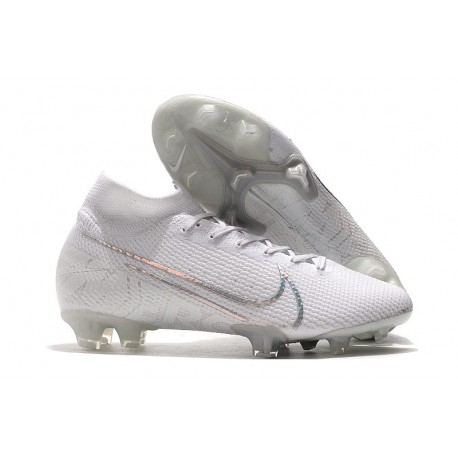 Nike Mercurial Superfly 7 Elite FG Mens Cleats - White