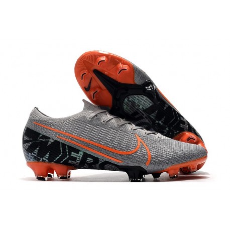 orange and grey nike mercurial