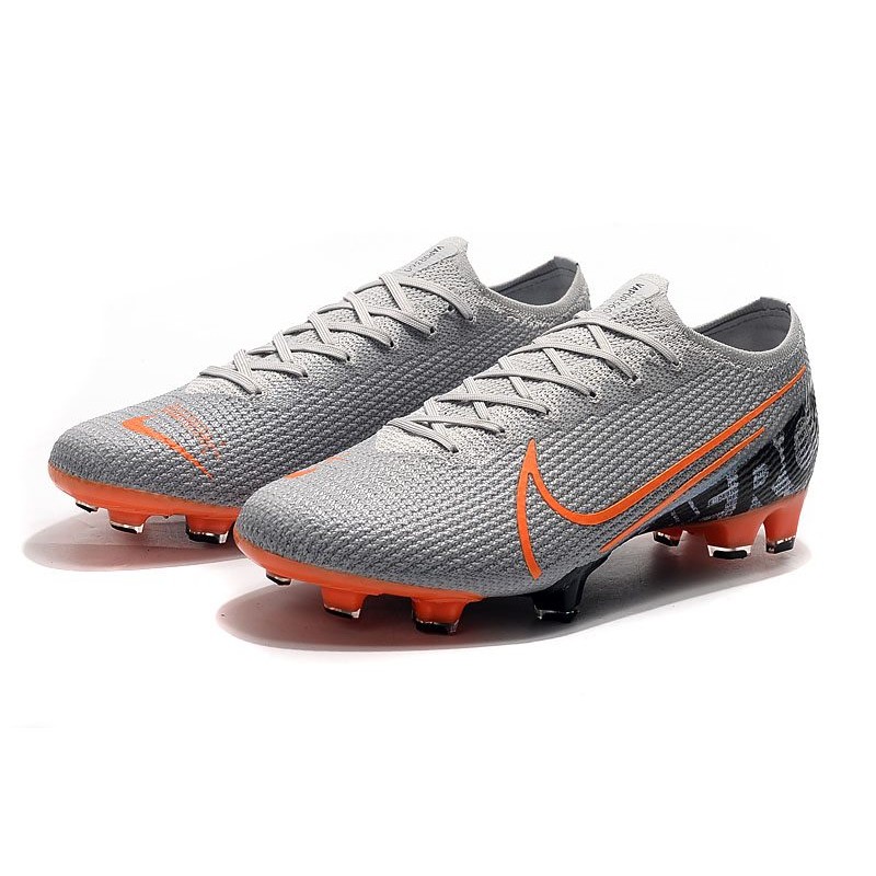 nike mercurial gray and orange