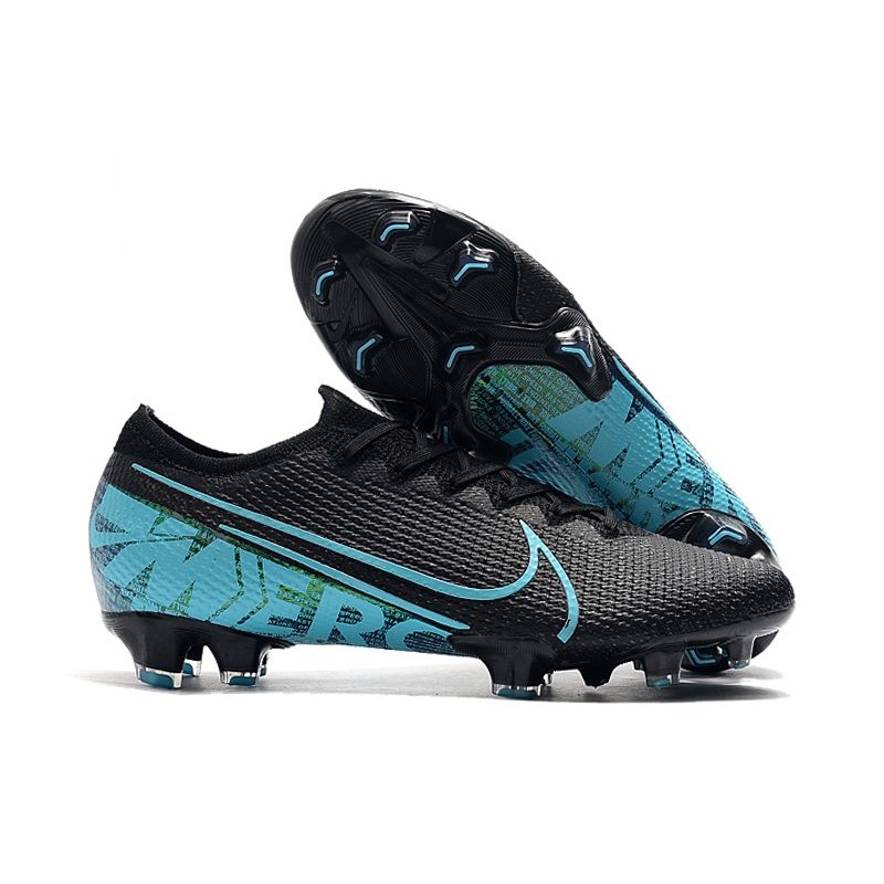 nike mercurial black and blue