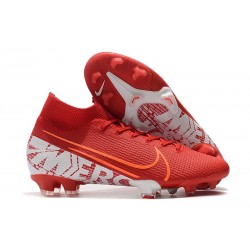 Nike Mercurial Superfly 7 Elite FG Mens Cleats - Red White