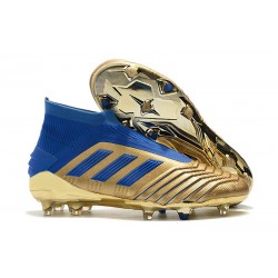 adidas Predator 19+ FG Firm Ground Shoes Gold Blue