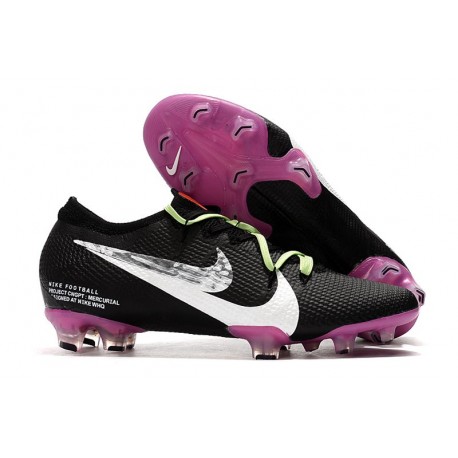 Nike Mercurial Vapor XIII Elite FG Cleats Black Purple Silver White