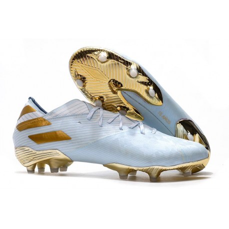 gold soccer boots