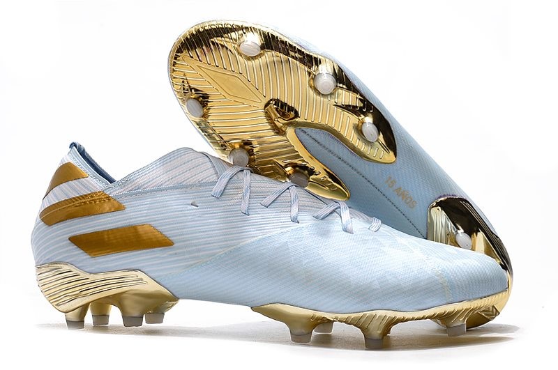 gold adidas football boots