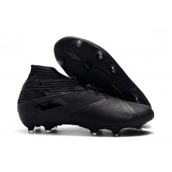 adidas Nemeziz 19+ FG Soccer Cleat Full Black