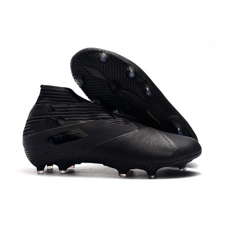 adidas Nemeziz 19+ FG Soccer Cleat Full Black