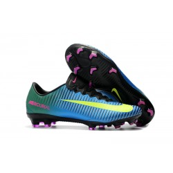 Nike Mercurial Vapor XI FG Men Football Shoes - Blue Yellow