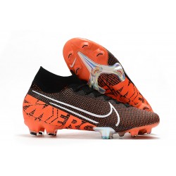 Nike Mercurial Superfly VII Elite SE FG - Black Hyper Crimson