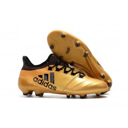 adidas ACE 17.1 Leather FG Soccer Boots Gold Black