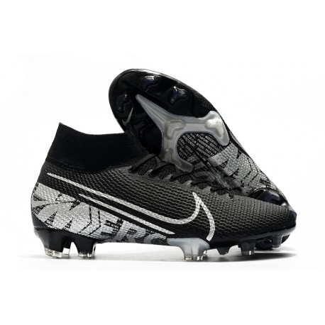 Nike Mercurial Superfly VII Elite SE FG - Black Metallic Cool Grey