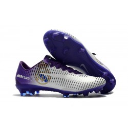 Nike Mercurial Vapor XI FG Men Football Shoes - Purple White