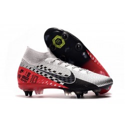 Nike Mercurial Superfly 7 Elite SG-Pro Neymar Chrome Black Red