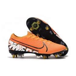 Nike Mercurial Vapor 13 Elite SG-Pro Anti-Clog Orange White Black