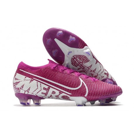 purple and white nike soccer cleats