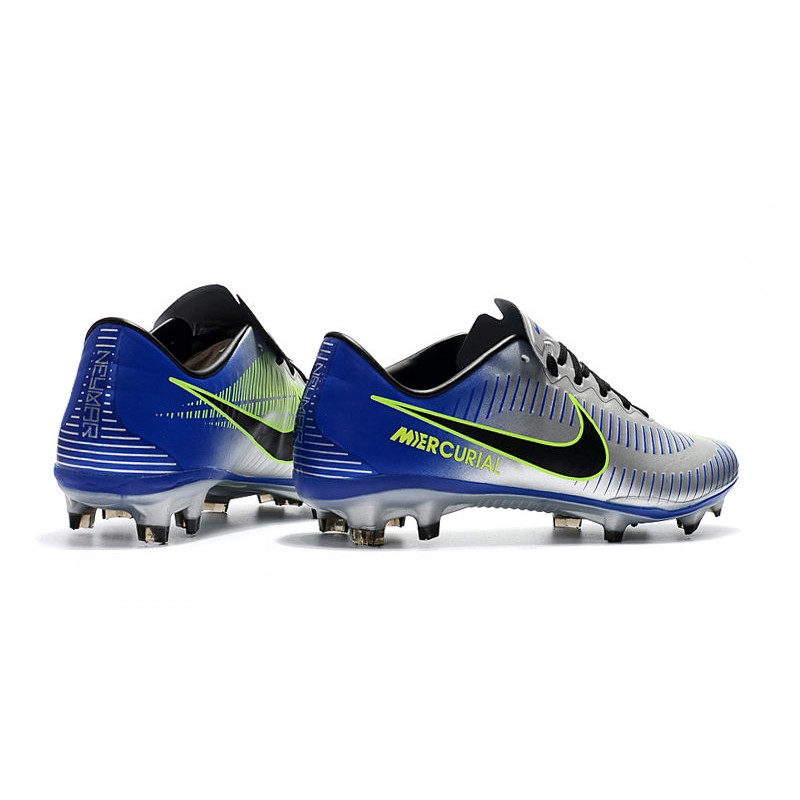 nike mercurial silver blue