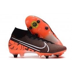 Nike Mercurial Superfly 7 Elite SG-Pro Black Orange White